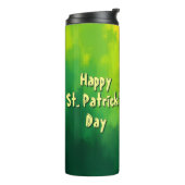 Grün, Glück & Freude - Happy St. Patrick's Day! Thermosbecher (Nach links gedreht)