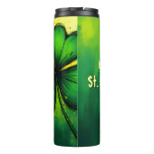 Grün, Glück & Freude - Happy St. Patrick's Day! Thermosbecher (Rückseite)