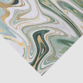 Grün/Gold-Agate/Marmor 3 Seidenpapier (Ausschnitt)