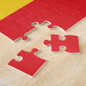 Grün, Gold (gelb) und rote Farbflagge Puzzle (Seite)