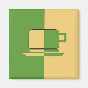 Grün-Gold-Pokal Magnet
