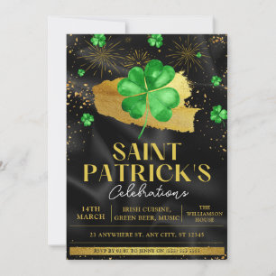 Grün & Gold St. Patrick's Day Feier Party I Einladung