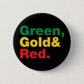 Grün, Gold u. Rot Button (Vorderseite)