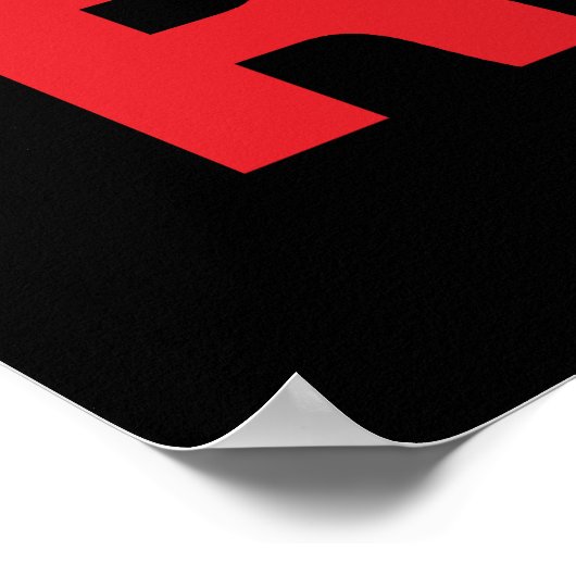 Grün, Gold und Rot. Poster (Ecke)