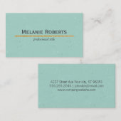 Grün/Gold Visitenkarte (Vorne/Hinten)