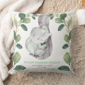 Grün-Goldelefant-wenig Mann-Geburts-Notfall Kissen (Decke)