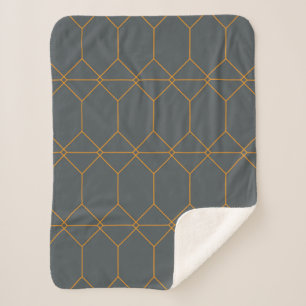 Grün, goldfarben, einfach, Retro, elegante Abbildu Sherpadecke