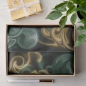 grün, goldgelb, rot und schwarz glänzend gefärbt seidenpapier (Geschenk)