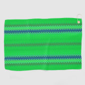 Grün Golfhandtuch (Horizontal)