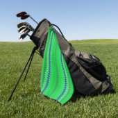 Grün Golfhandtuch (Gras)