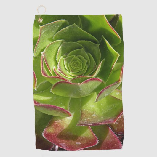 Grün Golfhandtuch (Vorderseite)