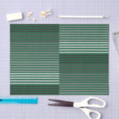 Grün, Grau, Schwarz, Weiß gestreift Seidenpapier (Handwerk)