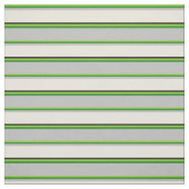 Grün, Grün, Grau, Beige und Schwarze Linien Stoff (Muster)