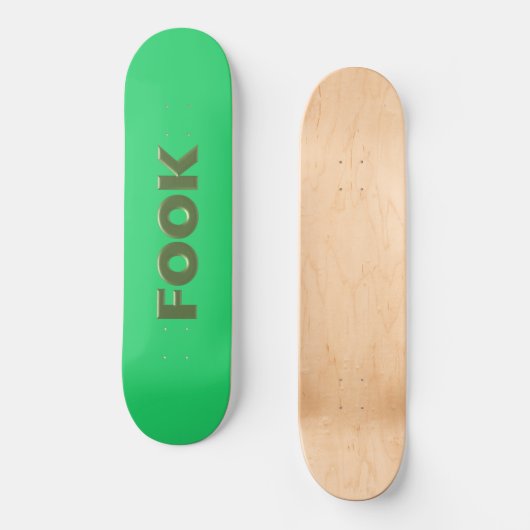 Grün grüne Skateboard (Vorderseite)