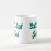 Grün-Halbskript Kaffeetasse (Mittel)
