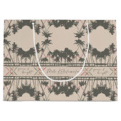 Grün & hell, hawaiianische Weihnachten Große Geschenktüte (Vorderseite)