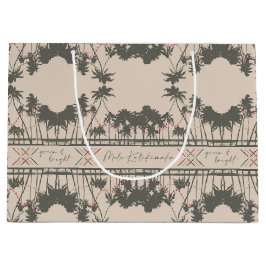 Grün & hell, hawaiianische Weihnachten Große Geschenktüte