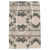 Grün & hell, hawaiianische Weihnachten Mittlere Geschenktüte (Vorderseite)