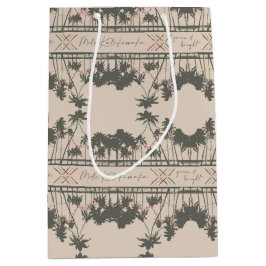 Grün & hell, hawaiianische Weihnachten Mittlere Geschenktüte