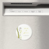 Grün- & Hellgrau-Charme-Magnet Magnet (In Situ (Geschirrspüler))