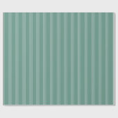 Grün & Hellgrün gestreift Geschenkpapier (Flach)