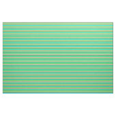 Grün, hellrosa, waldgrün und Aqua Lines Stoff (Yard (91,4 cm))