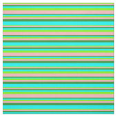 Grün, hellrosa, waldgrün und Aqua Lines Stoff (Muster)