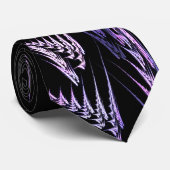 GRÜN - I - BRAE Fractal Custom Tie Krawatte (Gerollt)