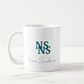 Grün - Ihr Name Kaffeetasse (Links)