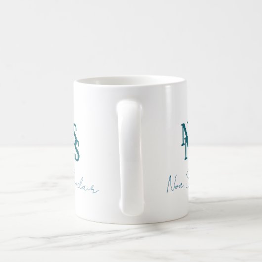 Grün - Ihr Name Kaffeetasse (Henkel)
