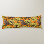 Grün im gelben Anemonengarten Seitenschläferkissen (Rückseite)