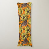 Grün im gelben Anemonengarten Seitenschläferkissen (Vorderseite Vertikal)