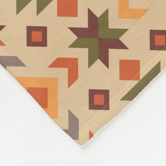 Grün im Südwesten und Orange Fleecedecke (Ecke)