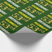 Grün, Imitate/Nachahmungs-Gold, "53. Geschenkpapier (Ecke)