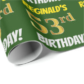 Grün, Imitate/Nachahmungs-Gold, "53. Geschenkpapier (Rolleneckpunkt)
