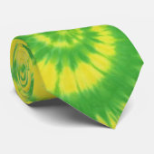 Grün in gelber gefärbte Krawatte Krawatte (Gerollt)