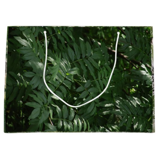 Grün in Gelbstein Große Geschenktüte (Vorderseite)