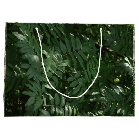 Grün in Gelbstein Große Geschenktüte (Rückseite)