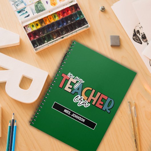 Grün in meinem Zitat aus der Lehrerzeit Notizblock