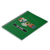 Grün in meinem Zitat aus der Lehrerzeit Notizblock (Linke Seite)