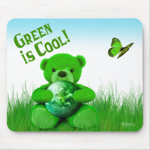 Grün ist cool! Mousepad