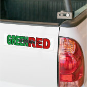 GRÜN ist das neue ROT Autoaufkleber (Auf Lkw)