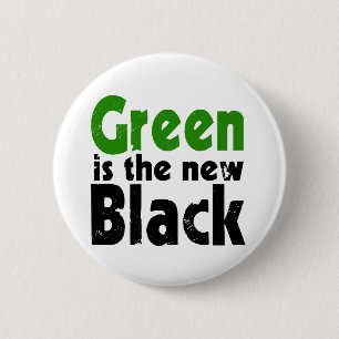 Grün ist das neue Schwarz Button