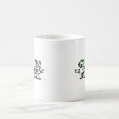 Grün ist das neue Schwarze Kaffeetasse (Mittel)