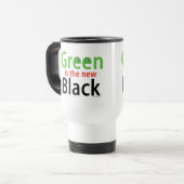 Grün ist das neue Schwarze Reisebecher (Vorderseite Links)