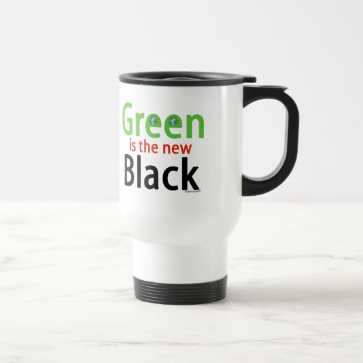 Grün ist das neue Schwarze Reisebecher (Rechts)