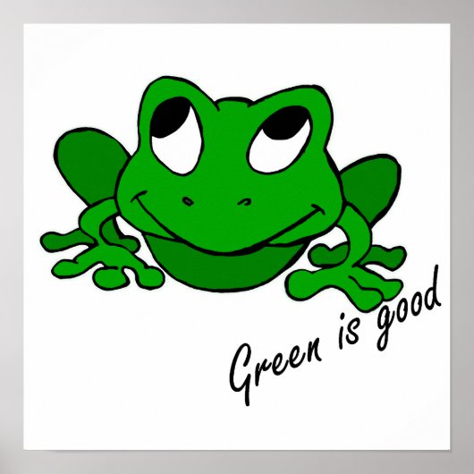 Grün ist gut poster (Vorne)