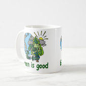 Grün ist gute Tasse (Vorderseite Links)
