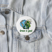 Grün ist guter Knopf Button (Beispiel)