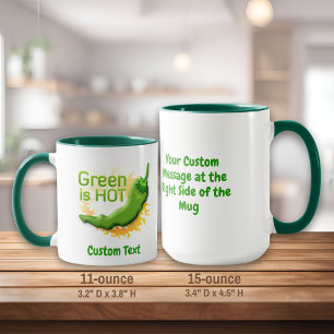 Grün ist HEISS Tasse